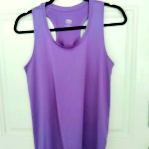 Lavender razorback tank top